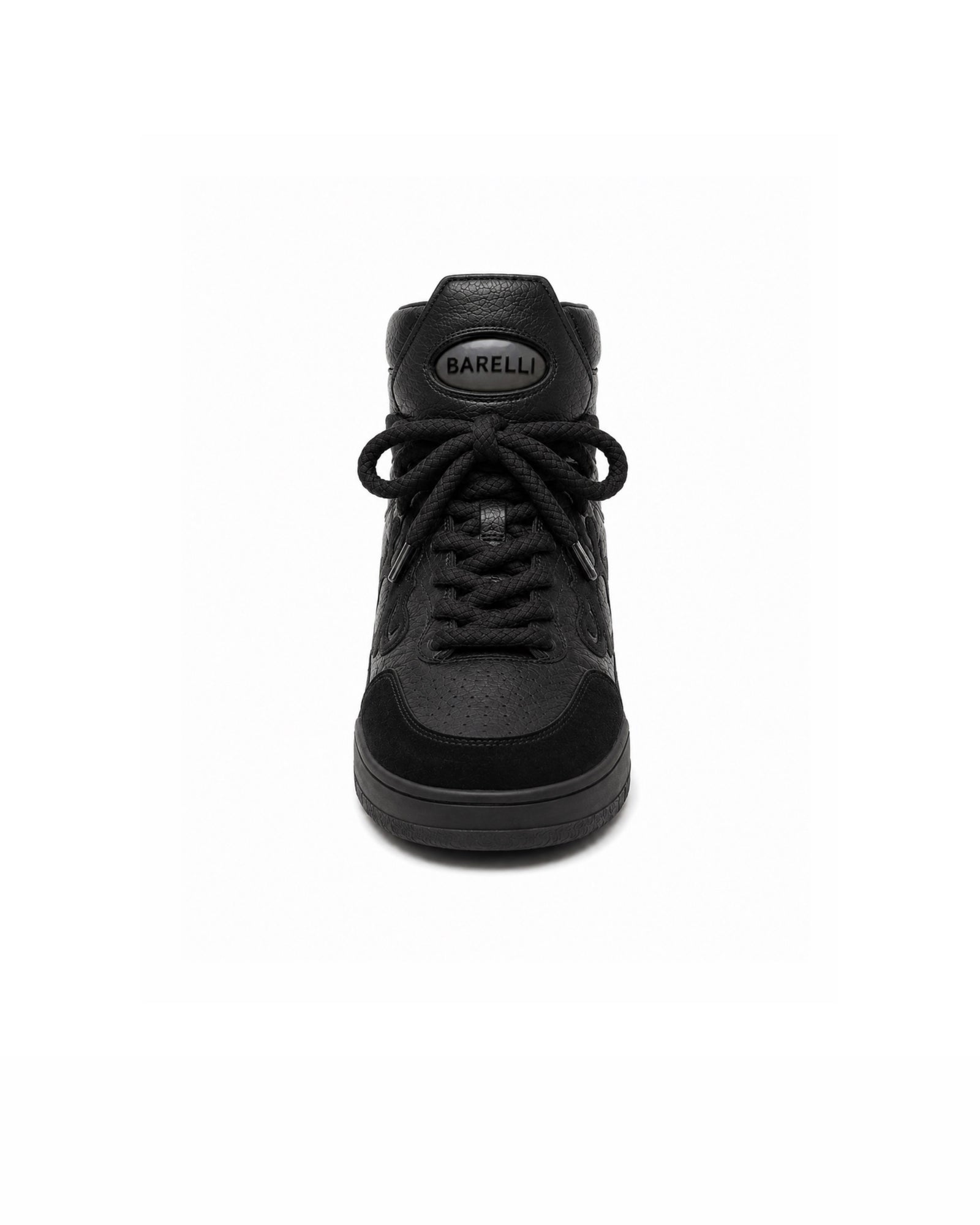 BARELLI Heritage Court High-Top Sneaker - Noir
