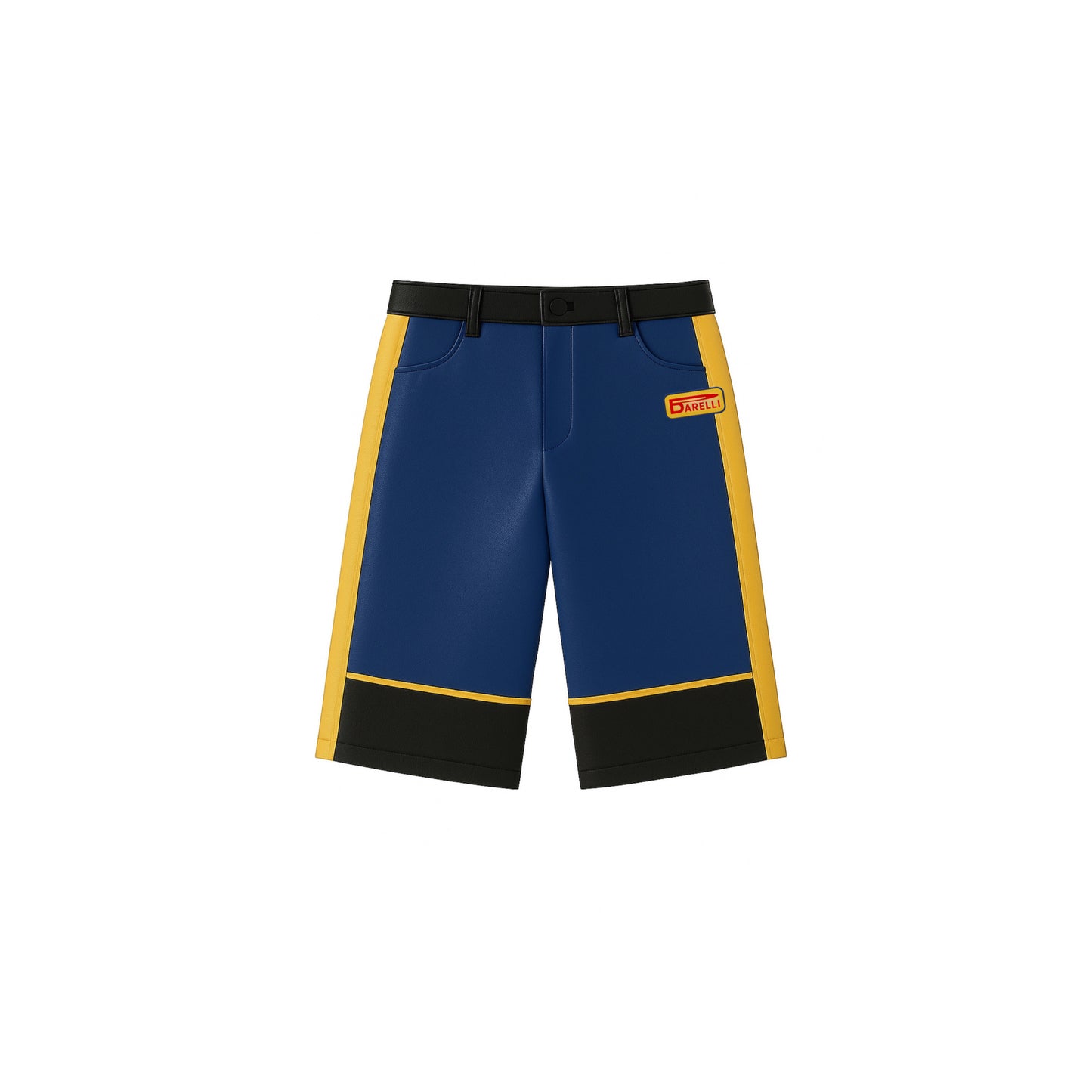 Racing leather shorts